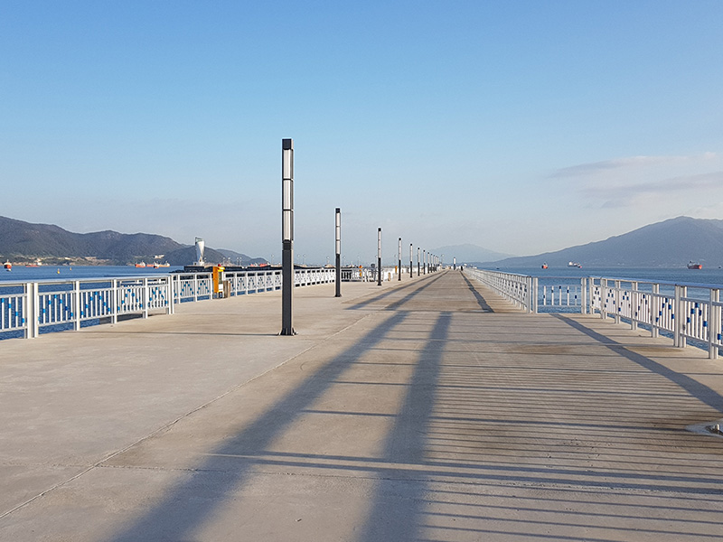 방파제 소파블록(TTP) 정밀 거치